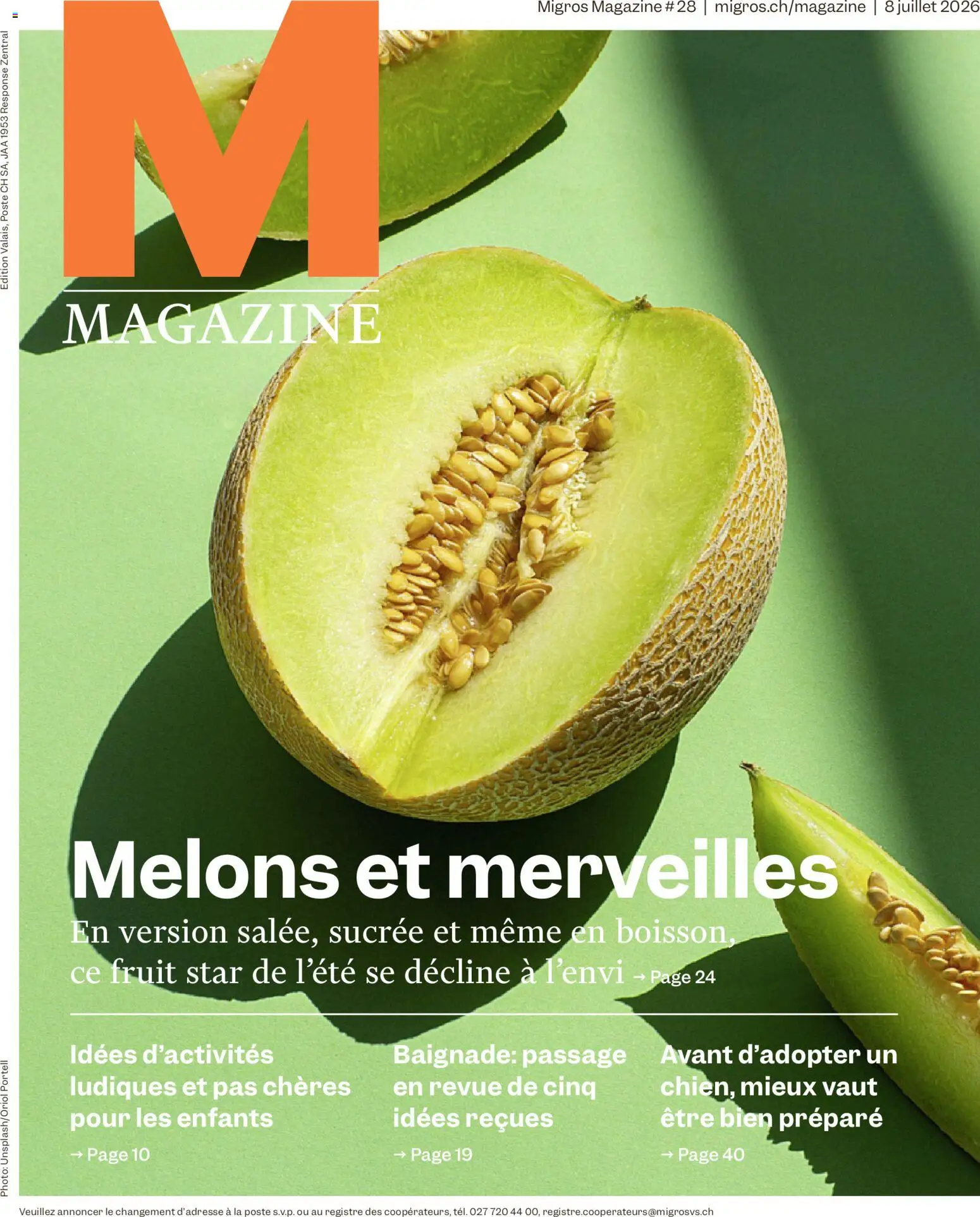 Vorschau des Merkblatts Migros aktionen Magazine FR vom Shop Migros gültig von 08.07.2026 bis 14.07.2026