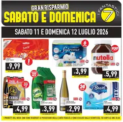 Anteprima dell'opuscolo PIM Supermercati volantino Weekend dal negozio PIM Supermercati valido da 11/07/2026
