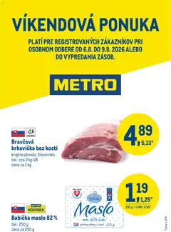 Náhľad Metro letáku platného od 06.08.2026