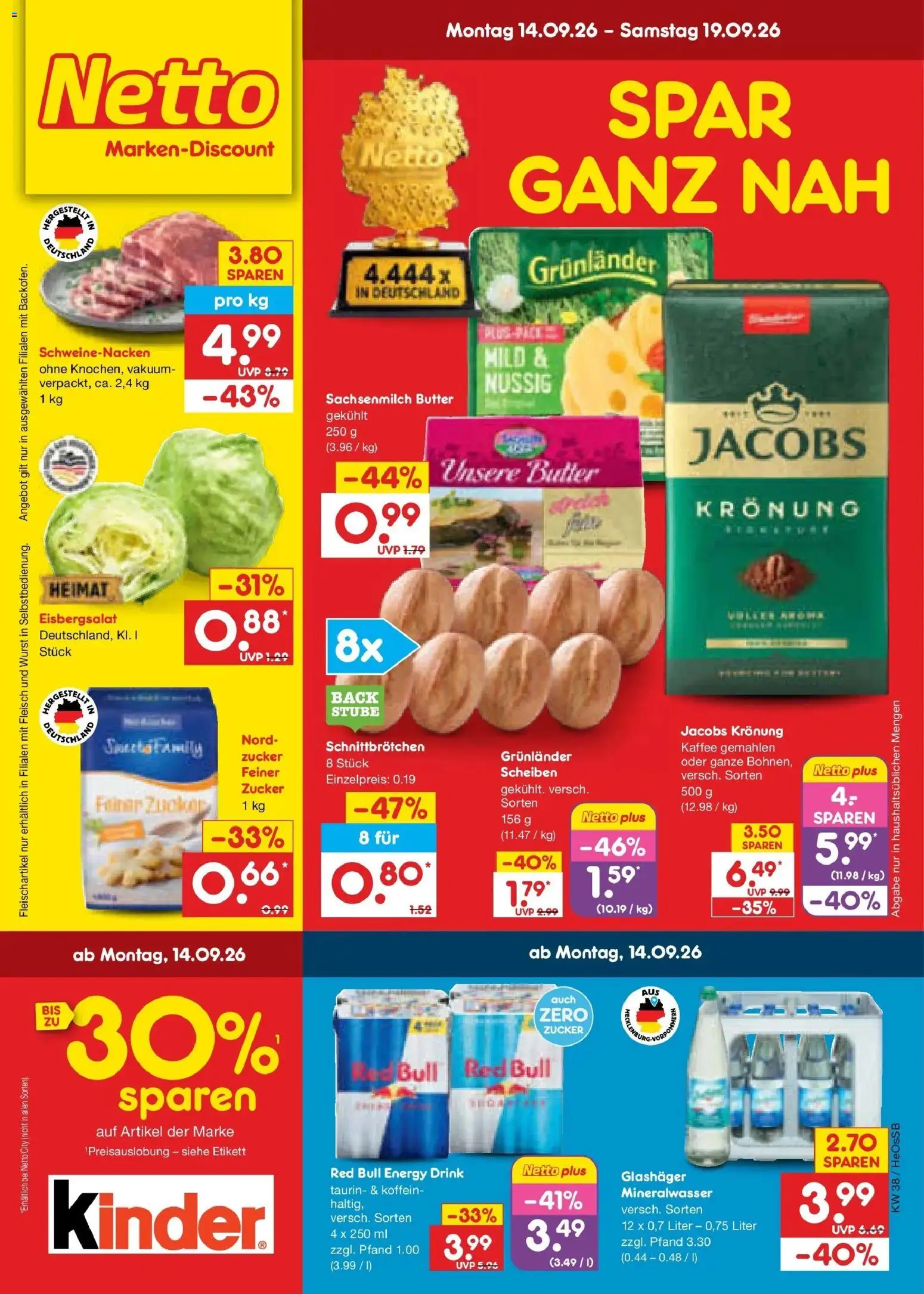Vorschau von dem Prospekt des Geschäftes Netto Marken-Discount, gültig ab dem 14.09.2026