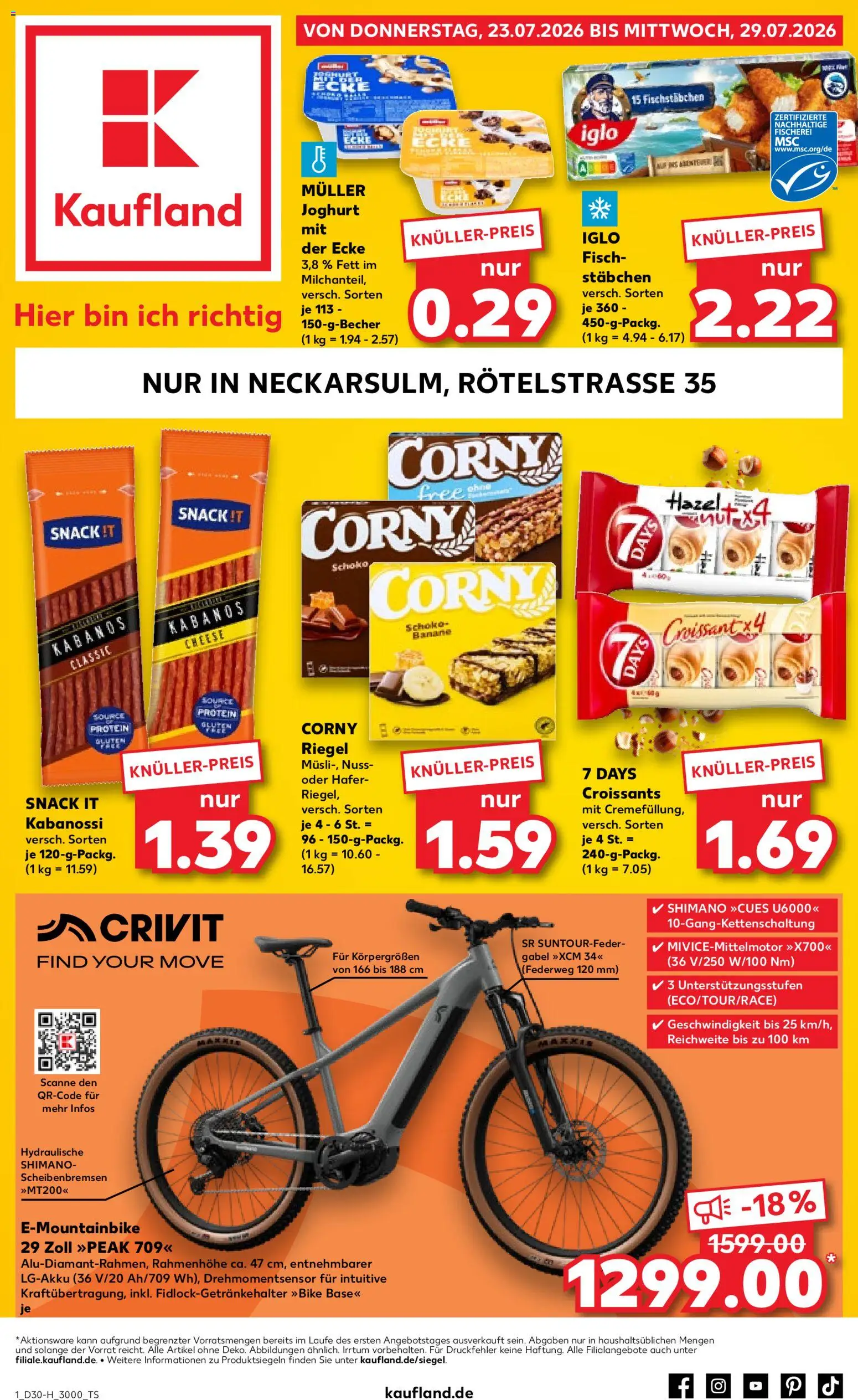 Voorbeeld van Kaufland DE -DE Folder van winkel Kaufland DE geldig vanaf 23-07-2026