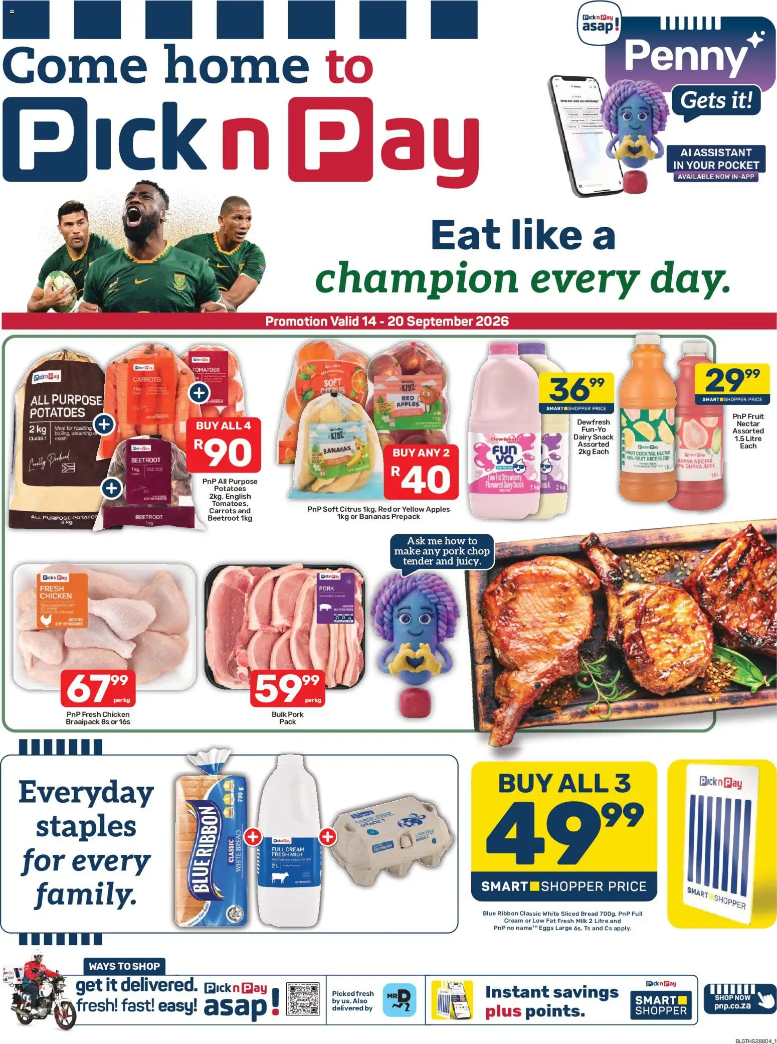 Preview of Pick n Pay flyer valid from 14/09/2026