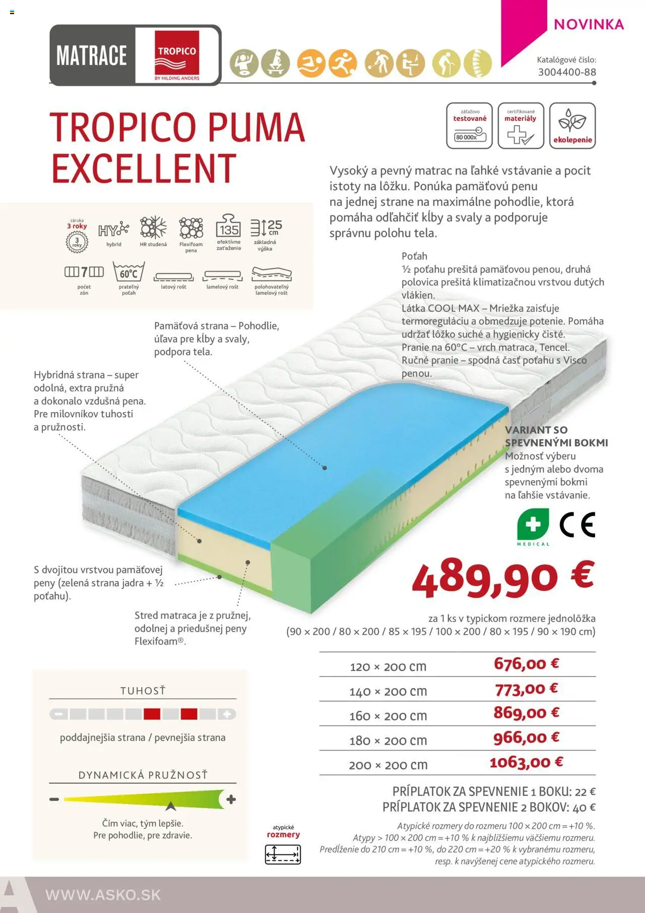 Náhľad ASKO nábytok letáku platného od 05.06.2025 - Matrace, Matrac, Rošt, Pena