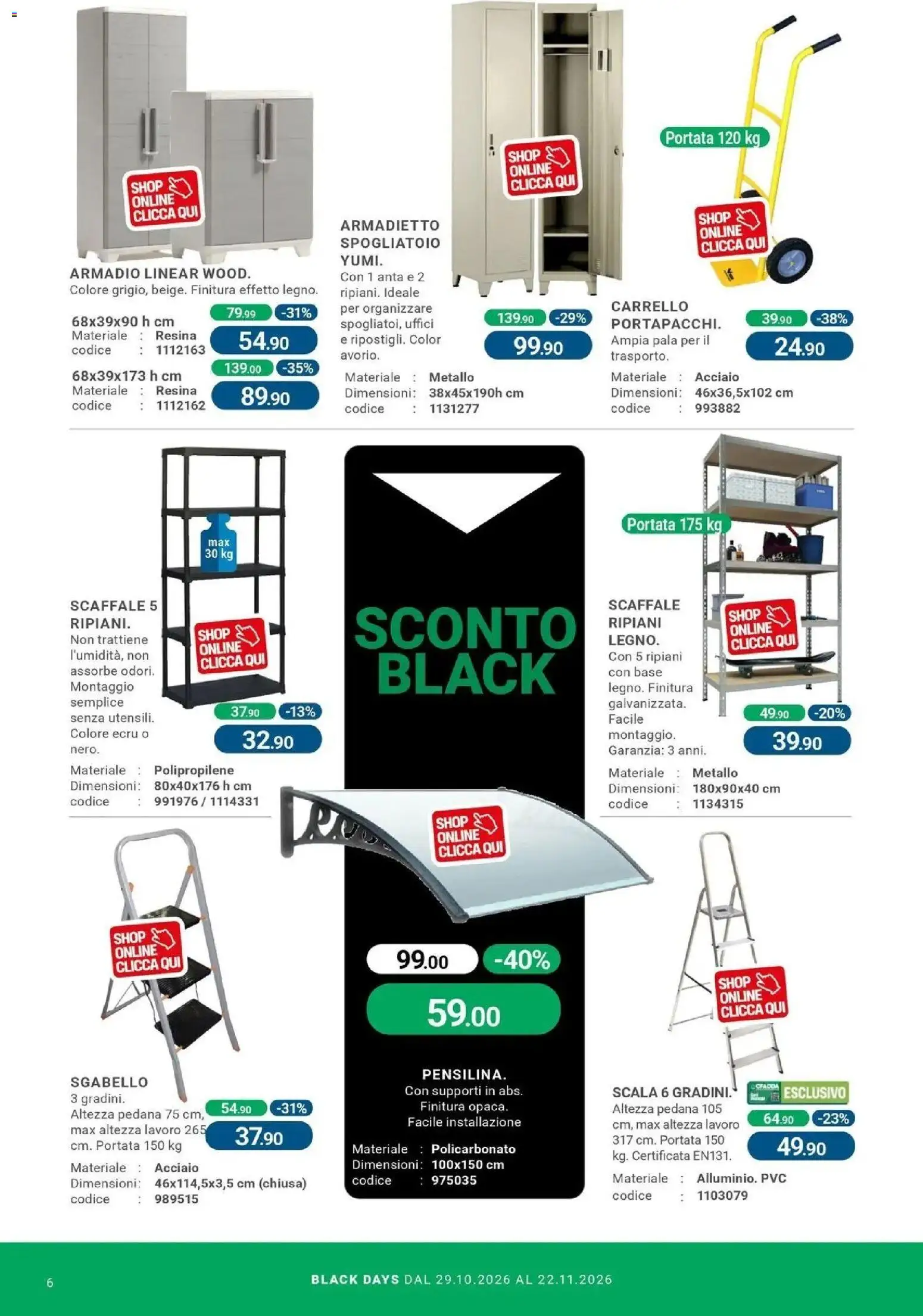 Anteprima dell'opuscolo CFadda volantino Carbonia dal negozio CFadda valido da 29/10/2026