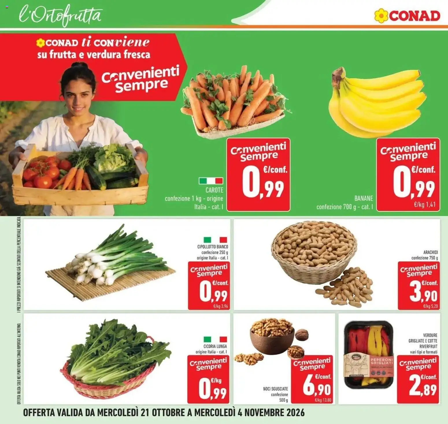 Anteprima dell'opuscolo Conad volantino Dello dal negozio Conad valido da 21/10/2026
