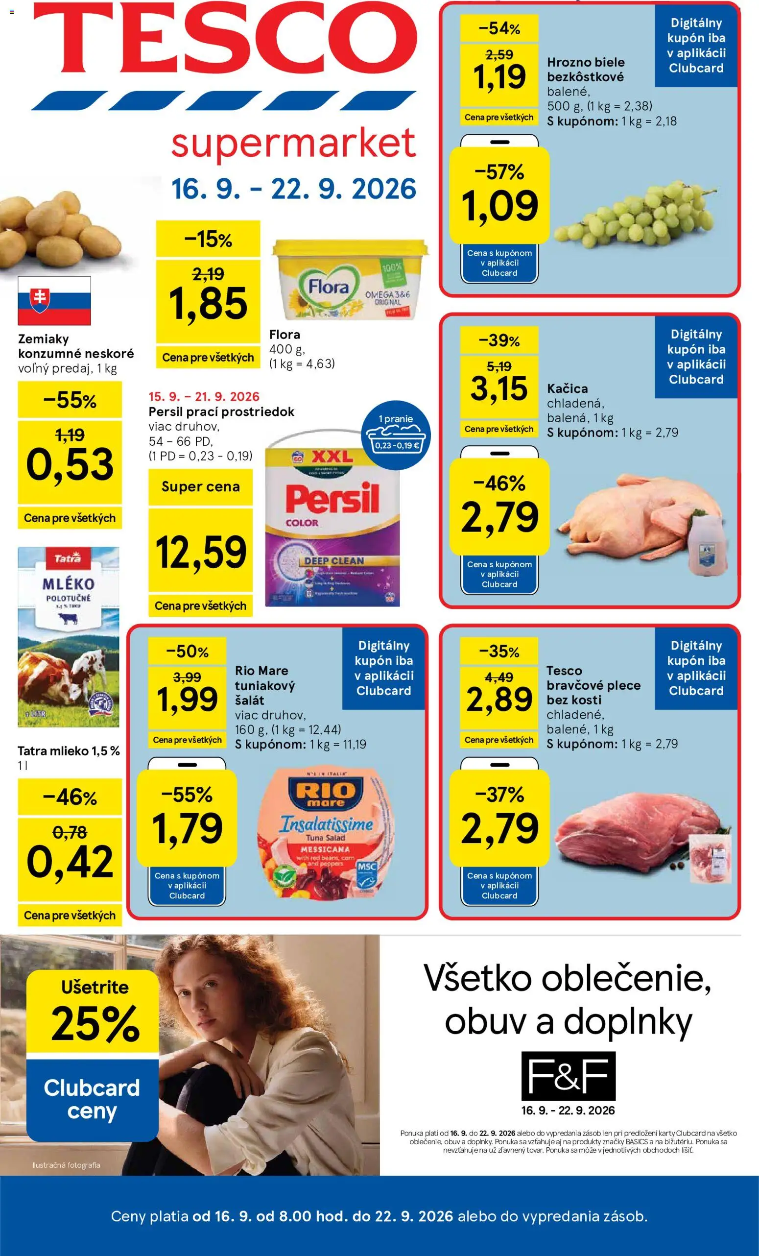 Náhľad Tesco letáku platného od 16.09.2026