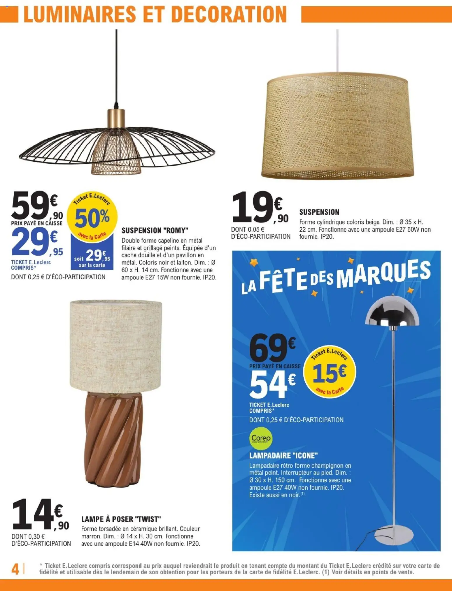 Prévisualisation de Brico E.Leclerc catalogue du magasin Brico E.Leclerc formulaire valide 27/10/2026