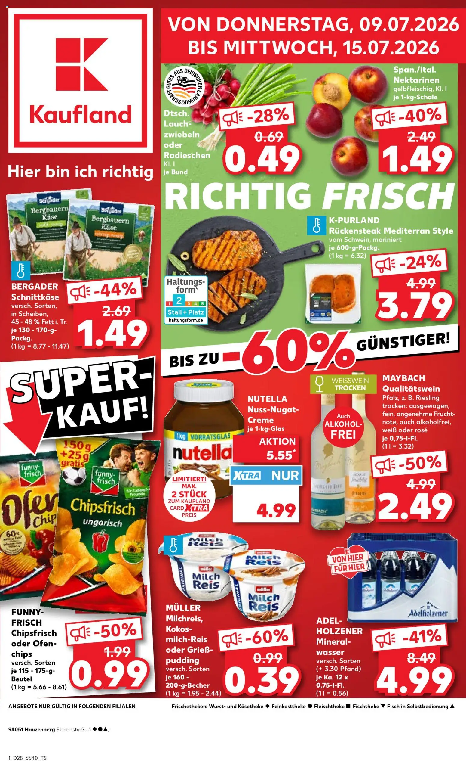 Vorschau von dem Prospekt des Geschäftes Kaufland, gültig ab dem 09.07.2026