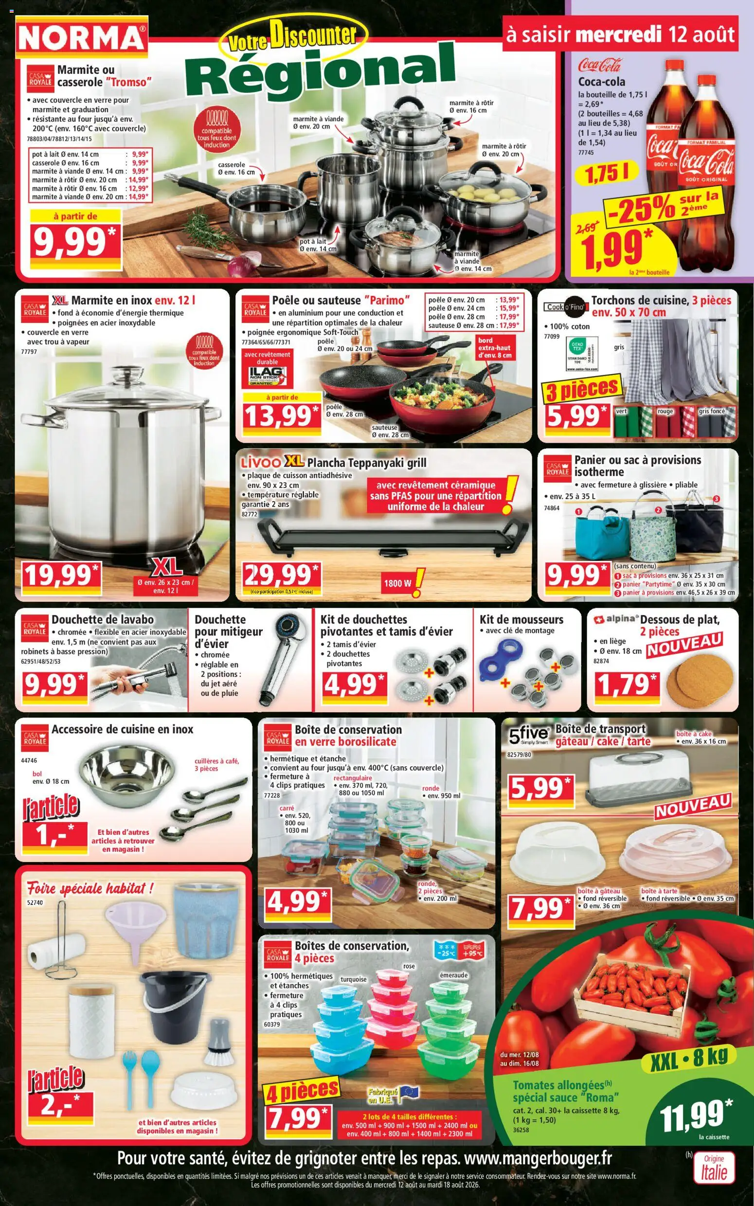 Prévisualisation de Norma catalogue du magasin Norma formulaire valide 12/08/2026