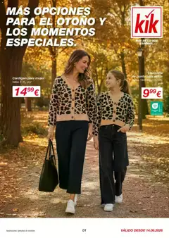 Vista previa del folleto de la tienda KIK válido desde el 14/09/2026 
