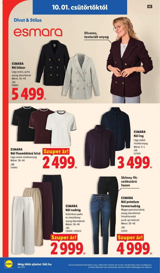 Új Lidl akciós újság 10.01.