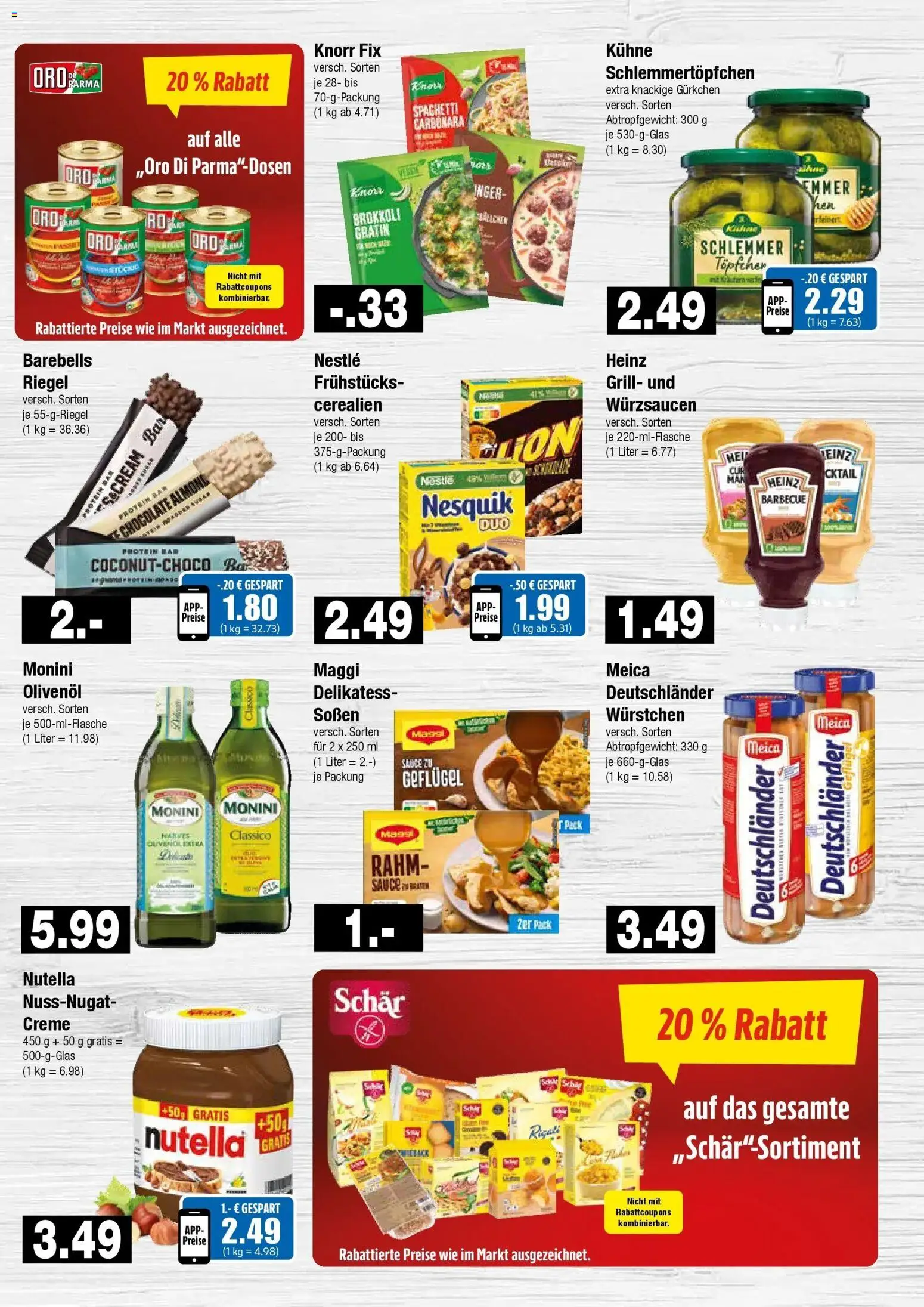 Vorschau von dem Prospekt des Geschäftes Edeka, gültig ab dem 26.10.2026 - Grill, Brokkoli, Knorr, Creme, Nesquik, Knorr fix, Meica, Olivenol