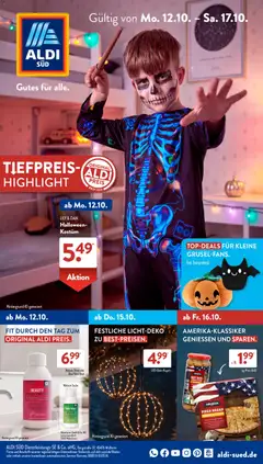 Vorschau von dem Prospekt des Geschäftes Aldi Süd, gültig ab dem 12.10.2026
