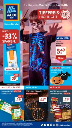 Vorschau von dem Prospekt des Geschäftes Aldi Süd, gültig ab dem 12.10.2026