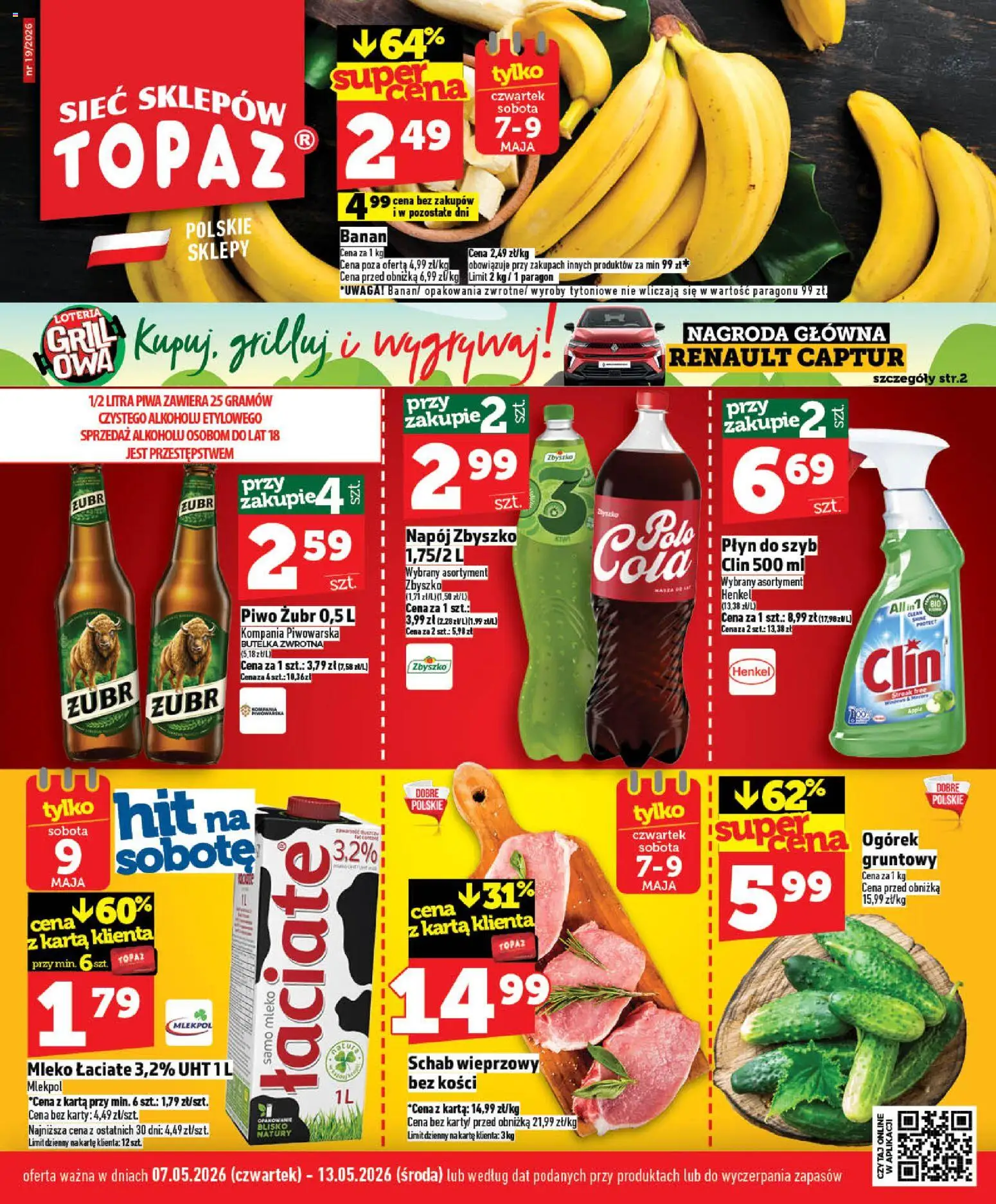 Pogląd gazetki "Topaz gazetka - MAZ" ze sklepu Topaz ważnej od 07.05.2026