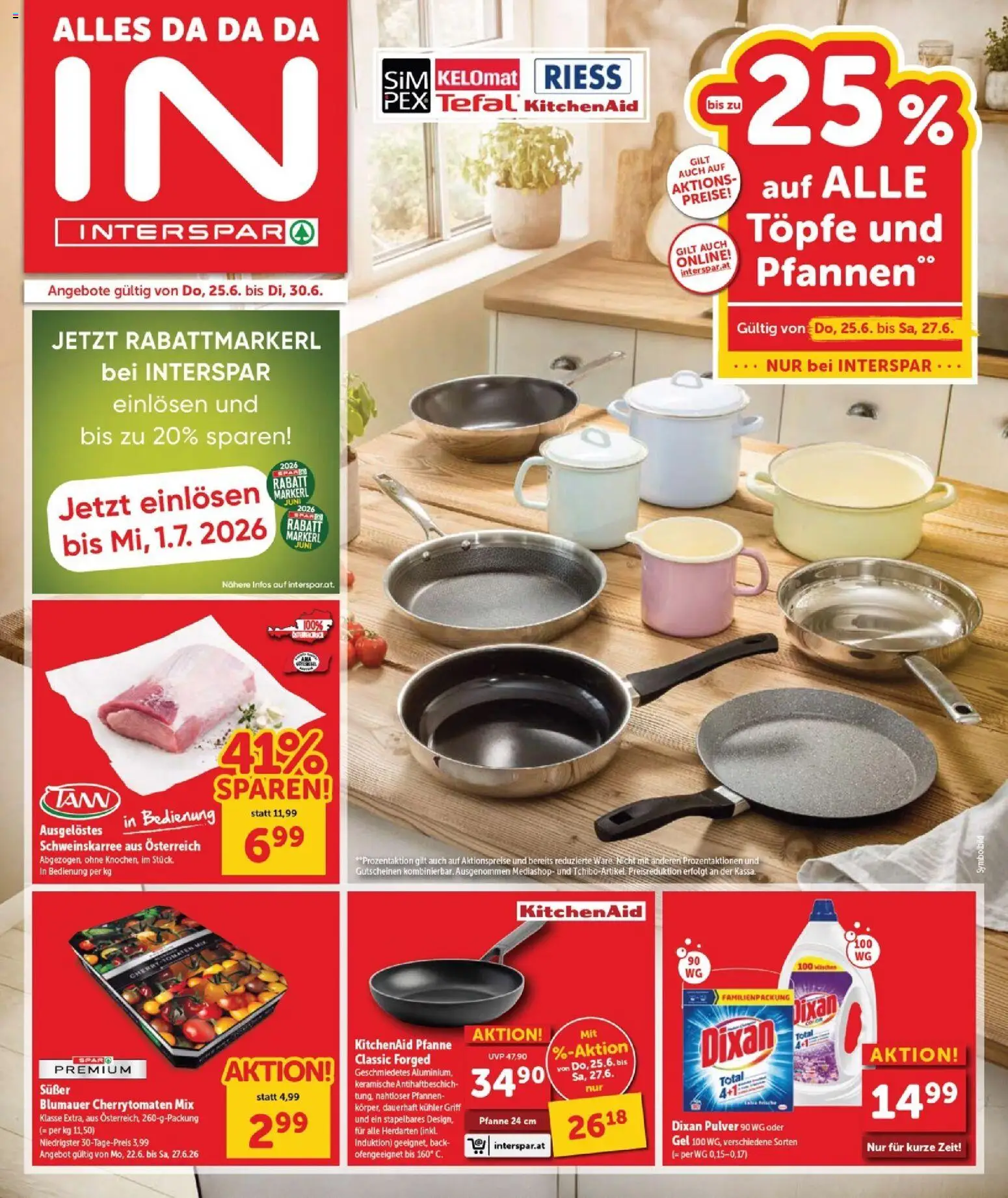 Vorschau der Angebote: Interspar Interspar Flugblatt - Burgenland Sued gültig ab 25.06.2026