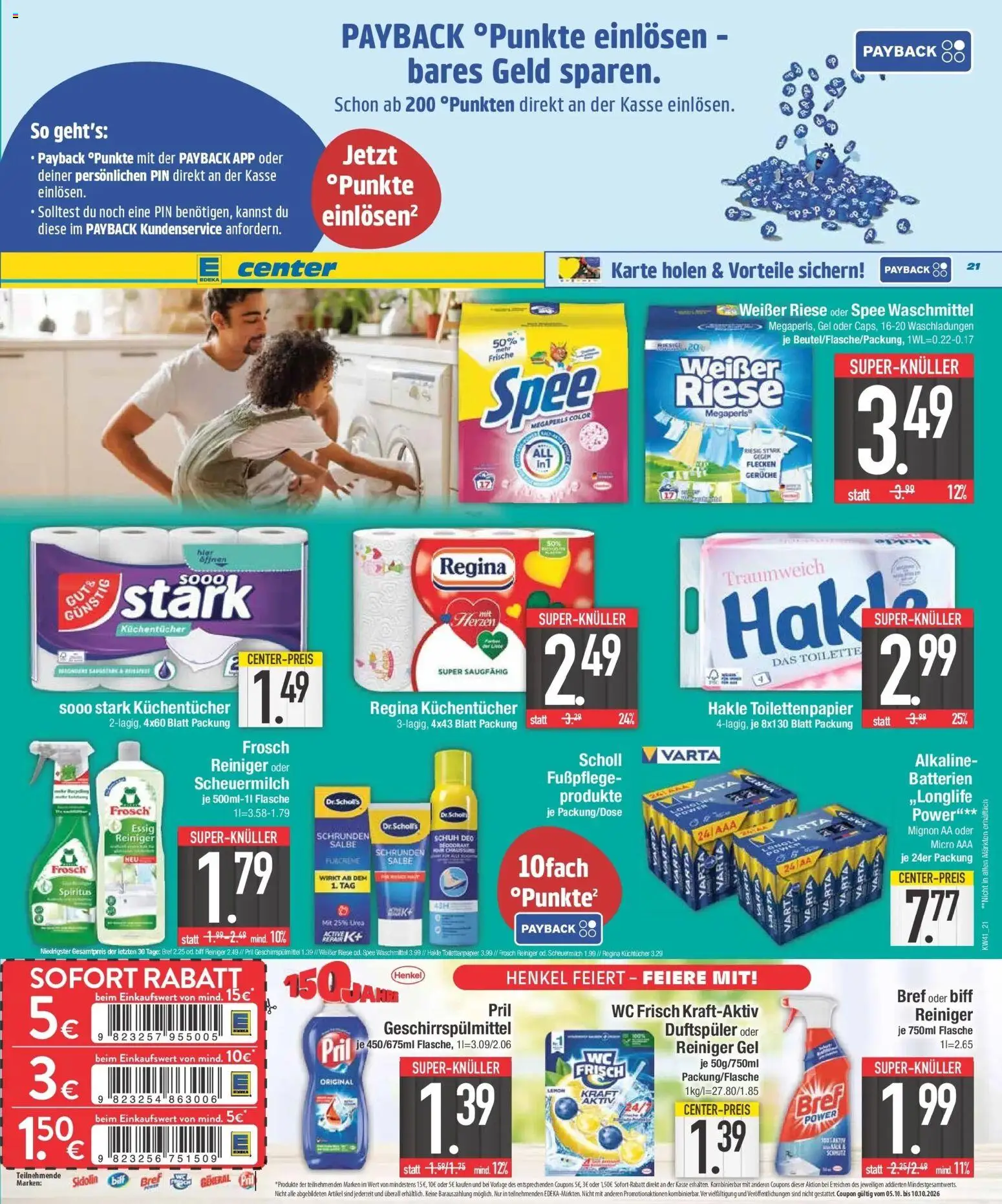 Vorschau von dem Prospekt des Geschäftes E center, gültig ab dem 05.10.2026