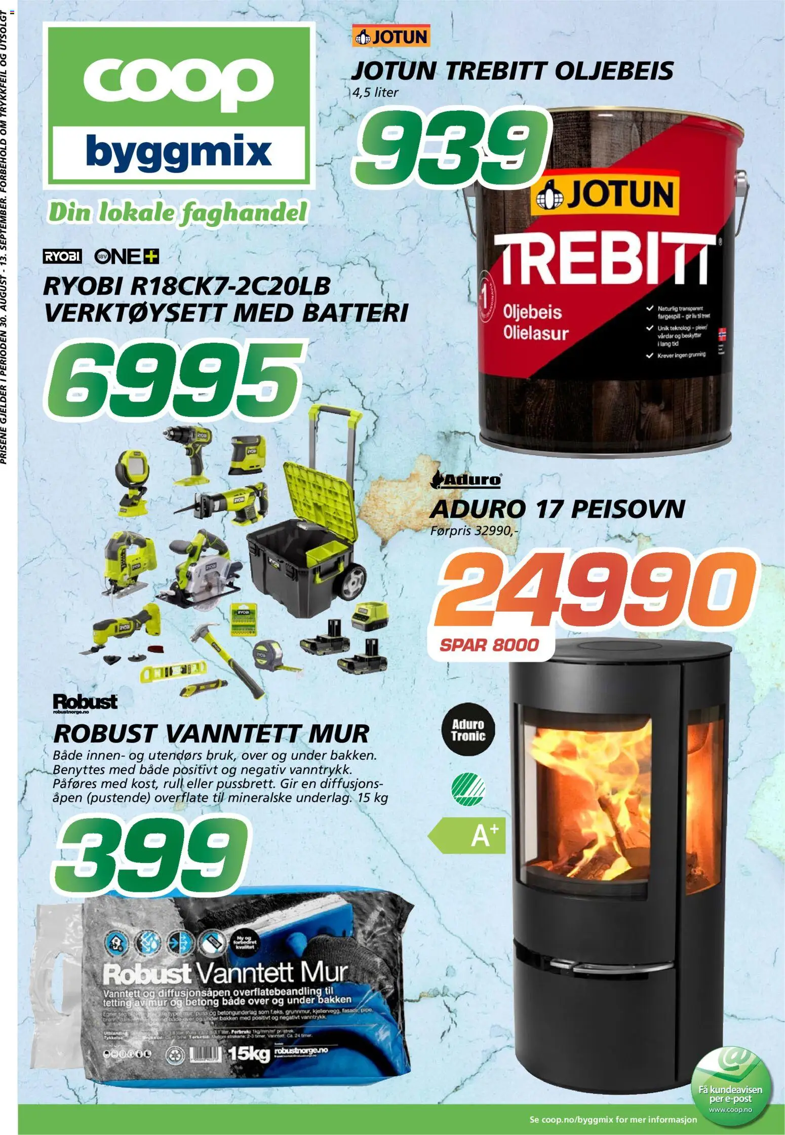 Forhåndsvis Coop Byggmix kundeavis fra butikk Coop Byggmix gyldig fra 31/08/2026