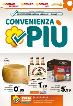 Anteprima dell'opuscolo Conad volantino Convenienza Più Sicilia dal negozio Conad valido da 27/05/2026