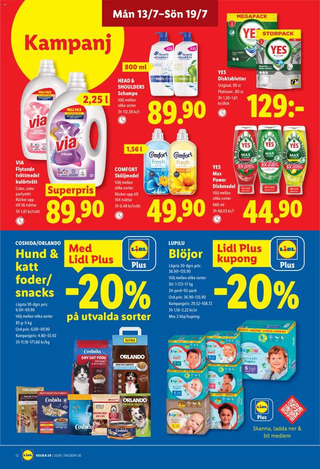 Nytt Lidl reklamblad från 13/07