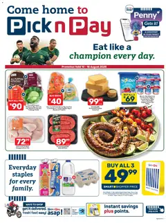 Preview of Pick n Pay flyer valid from 10/08/2026