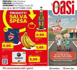 Anteprima dell'opuscolo Oasi volantino Perugia dal negozio Oasi valido da 08/10/2026