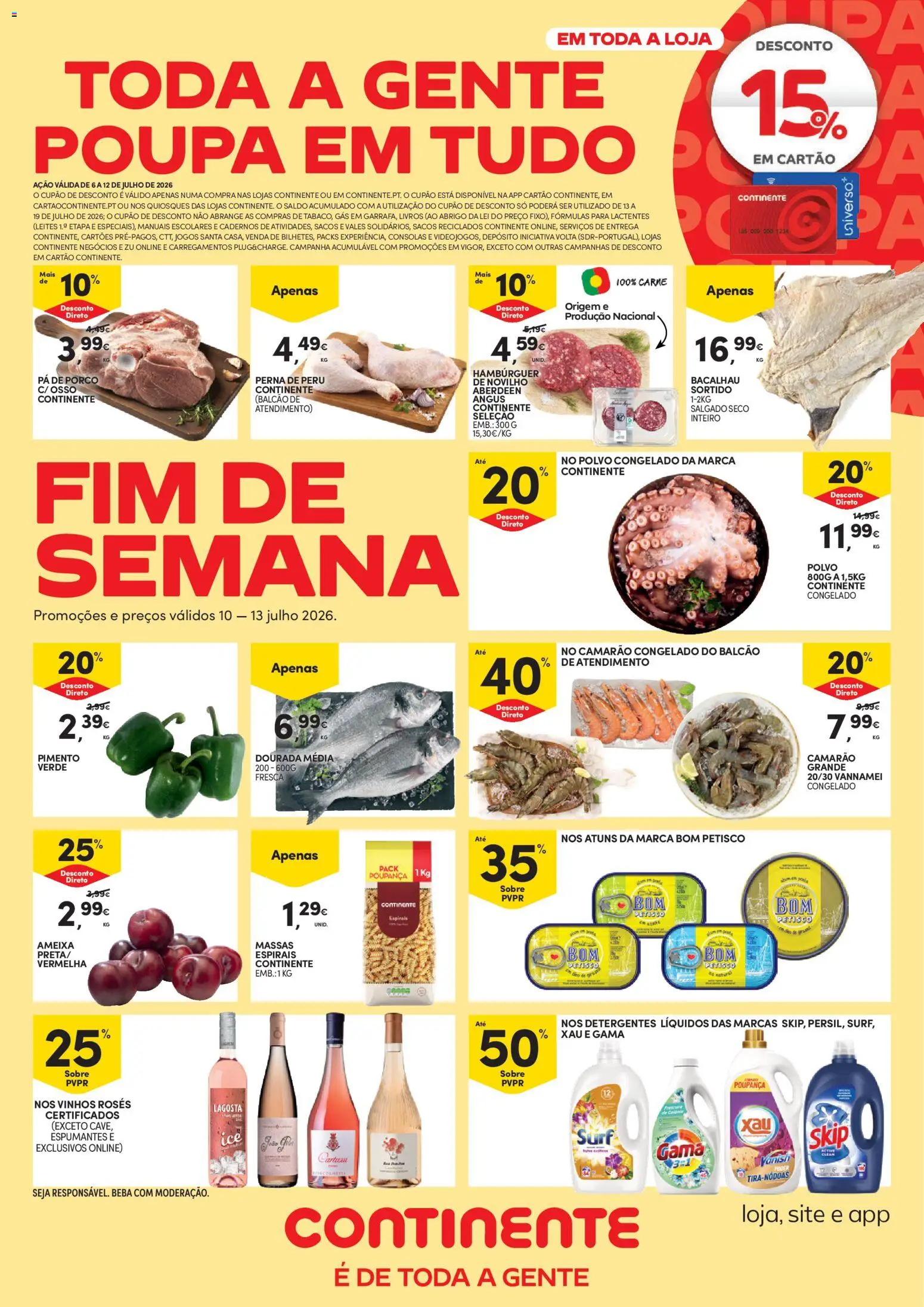 Pré-visualização do folheto da loja Continente válida a partir de 10/07/2026