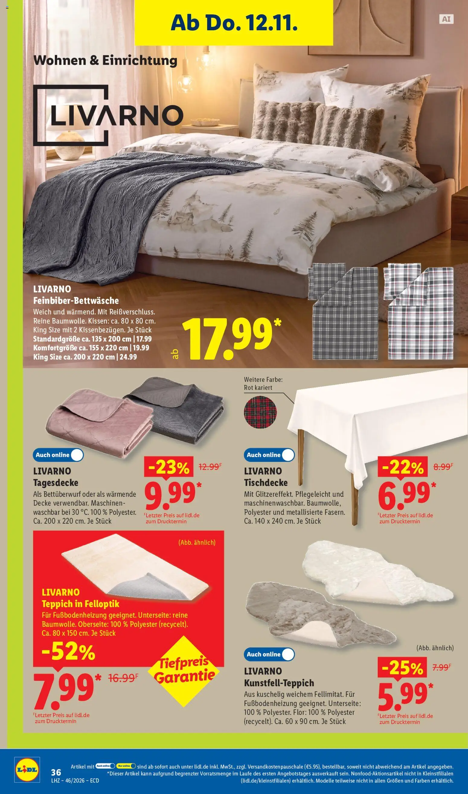 Vorschau von dem Prospekt des Geschäftes Lidl, gültig ab dem 09.11.2026