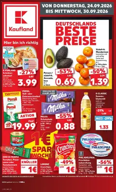 Vorschau von dem Prospekt des Geschäftes Kaufland, gültig ab dem 24.09.2026