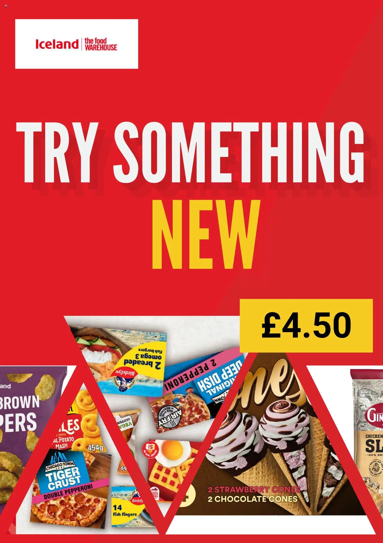 Preview of Iceland Iceland - sale valid from 09/10/2026 - Chocolate, Fish, Chicken, Strawberry, Omega, Omega 3, Fish fingers
