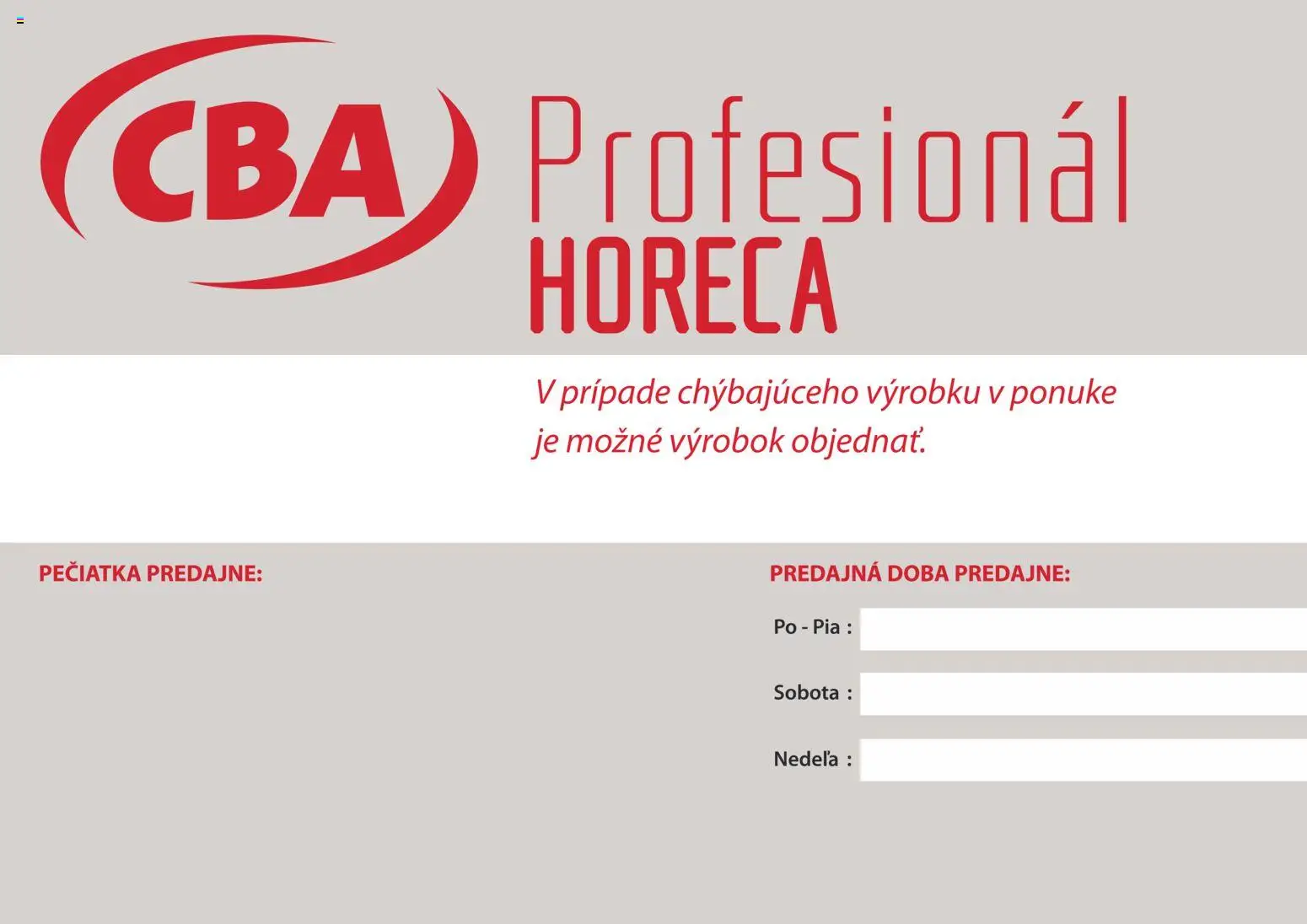 Náhľad CBA Verex letáku platného od 01.09.2026