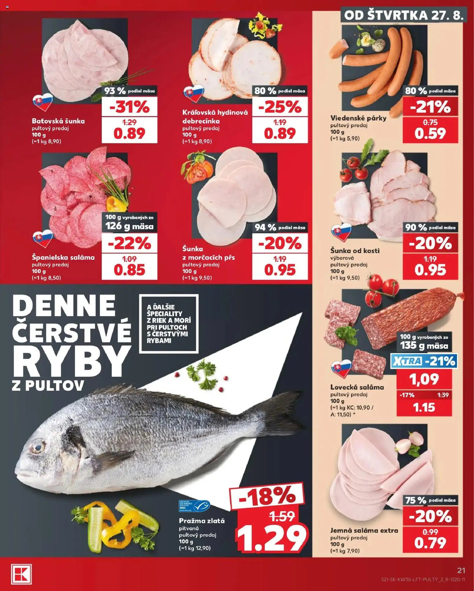 Náhľad Kaufland letáku platného od 27.08.2026