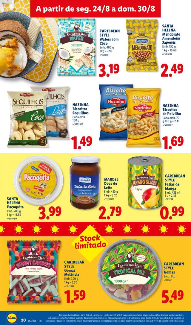 Novo folheto Lidl a partir de 24/08