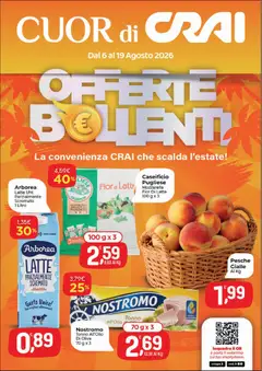 Anteprima dell'opuscolo CRAI volantino Cuor di Crai Alessandria dal negozio CRAI valido da 06/08/2026