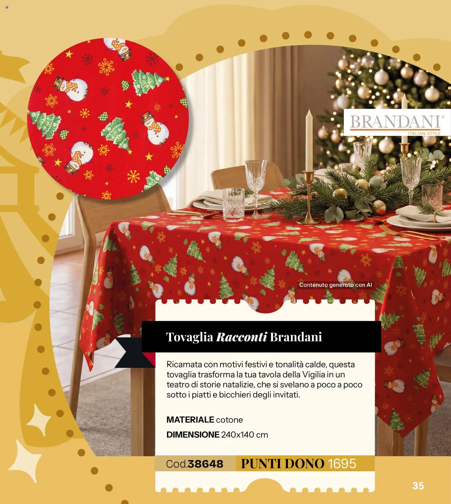 Anteprima dell'opuscolo Catalogo Stanhome Natale dal negozio Stanhome valido da 27/10/2026 - Piatti, Tovaglia