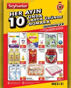 Seyhanlar Market Seyhanlar Market Katalog 10.08.2026 - Broşürünün önizlemesi