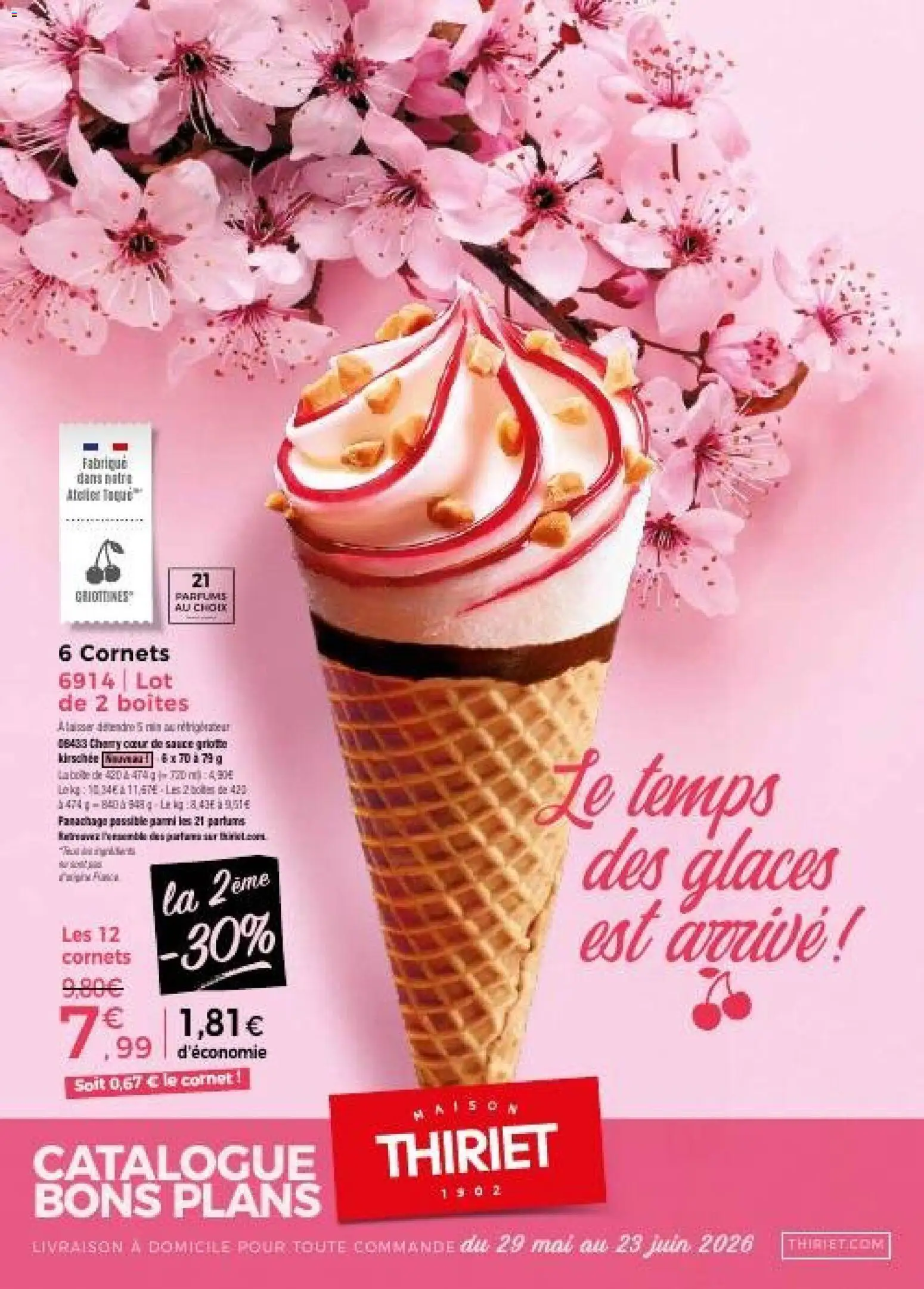 Prévisualisation de Thiriet catalogue livraison à domicile du magasin Thiriet formulaire valide 29/05/2026