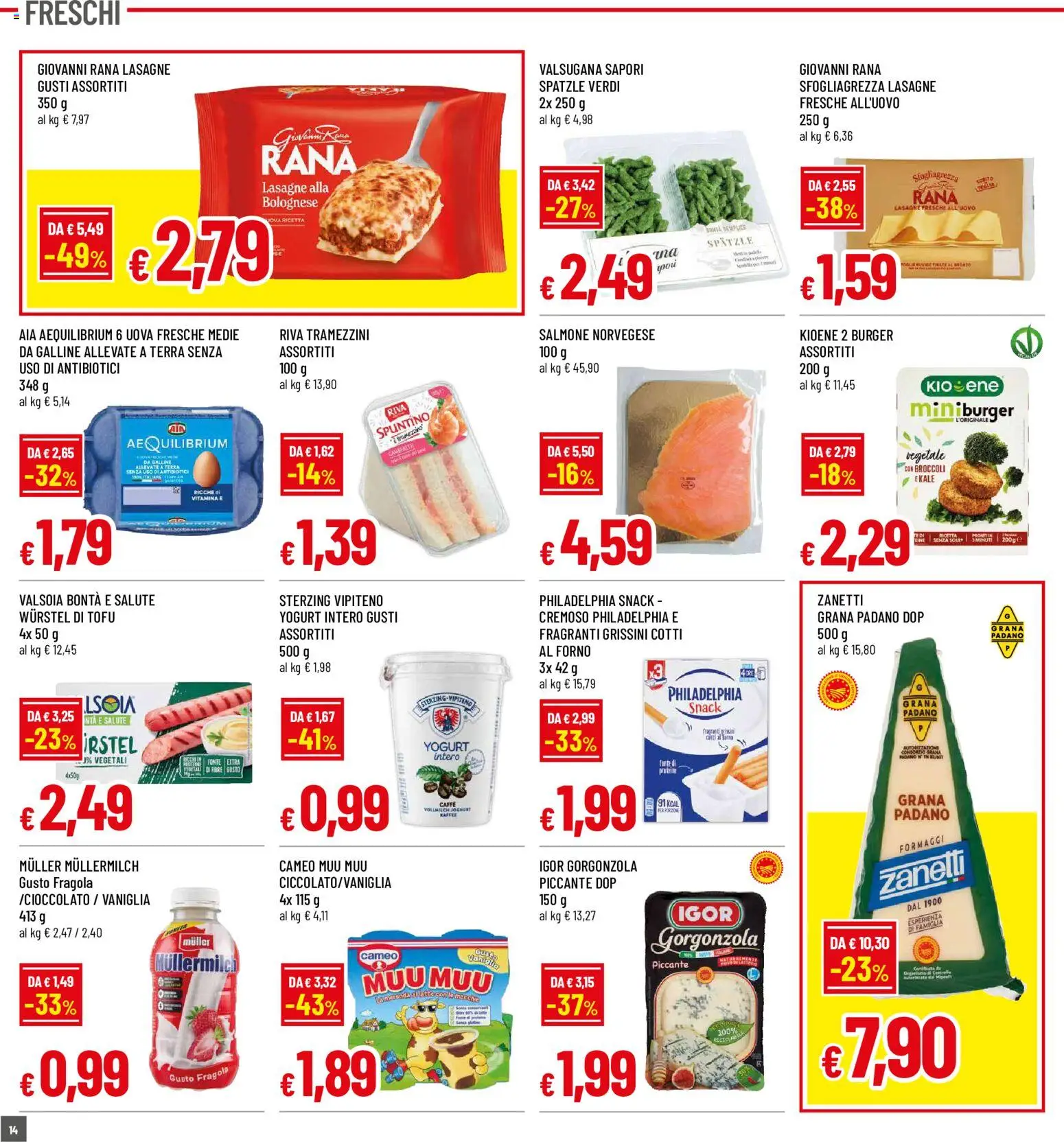 Anteprima dell'opuscolo Famila volantino Biella dal negozio Famila valido da 03/09/2026 - Forno, Caffè, Tofu, Lasagne, Spatzle, Wurstel, Uova, Grana Padano