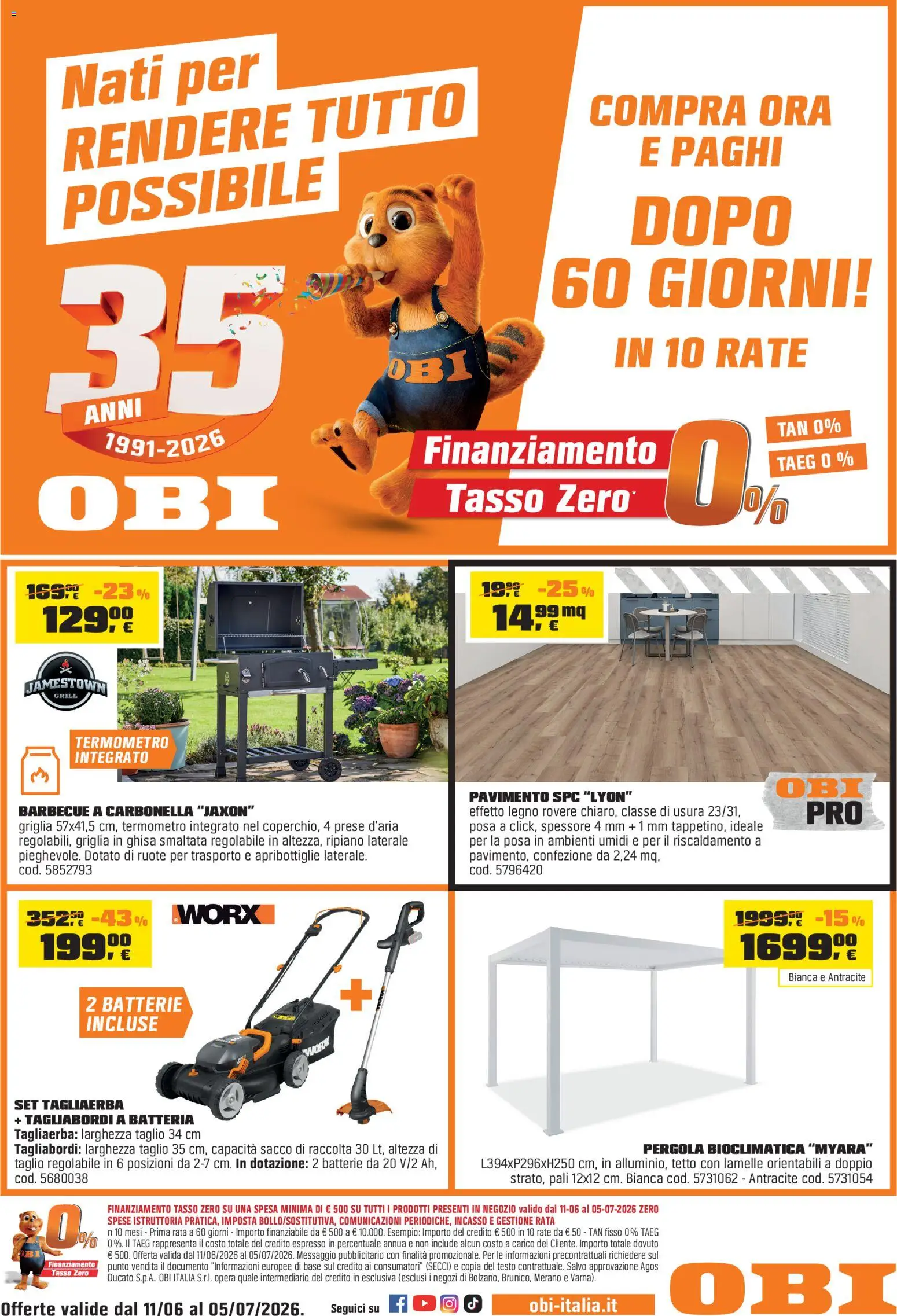 Volantino {shop} valido da {StartDate} numero di pagina {pageNumber}
