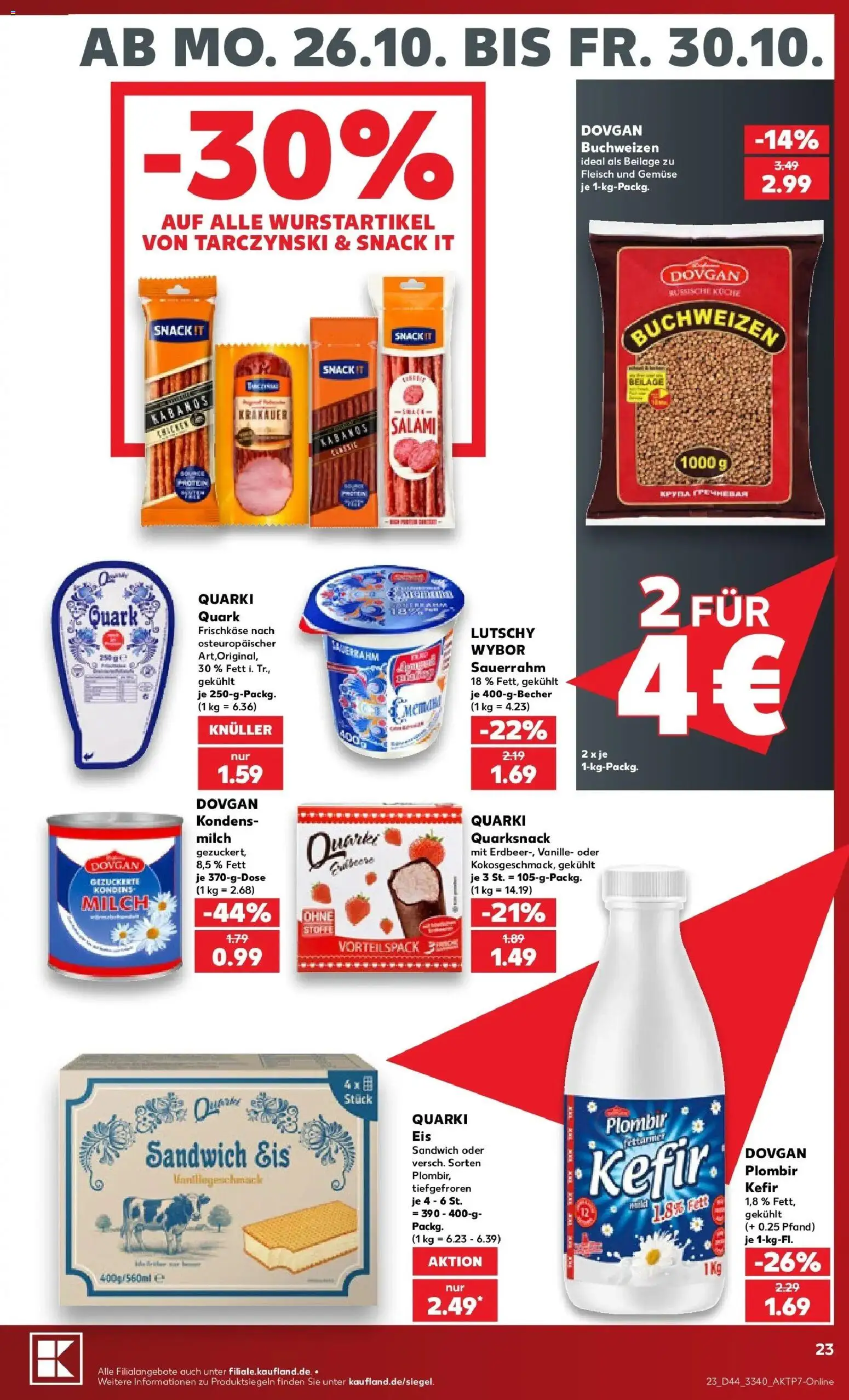 Vorschau von dem Prospekt des Geschäftes Kaufland, gültig ab dem 26.10.2026