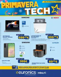 Anteprima dell'opuscolo Euronics volantino Primavera Tech dal negozio Euronics valido da 23/04/2026