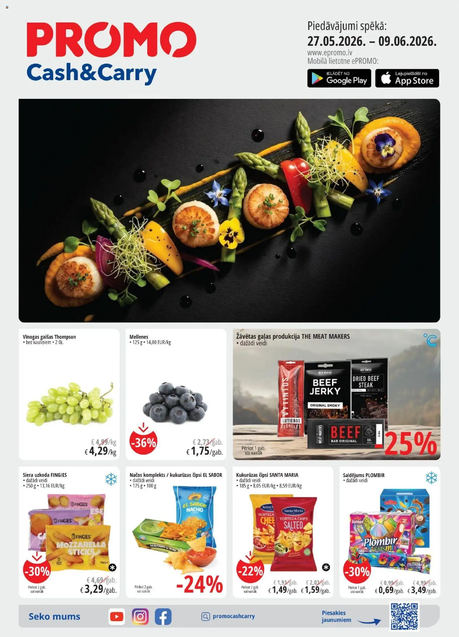 Skatīt Promo akciju bukletu, derīgs no 27.05.2026.