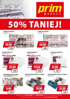 Pogląd gazetki "Prim Market promocja - Akcja Lojalnościowa Pościel I Koce Tekmar" ze sklepu Prim Market ważnej od 20.07.2026