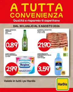 Anteprima dell'opuscolo HarDis volantino A tutta convenienza dal negozio HarDis valido da 30/07/2026
