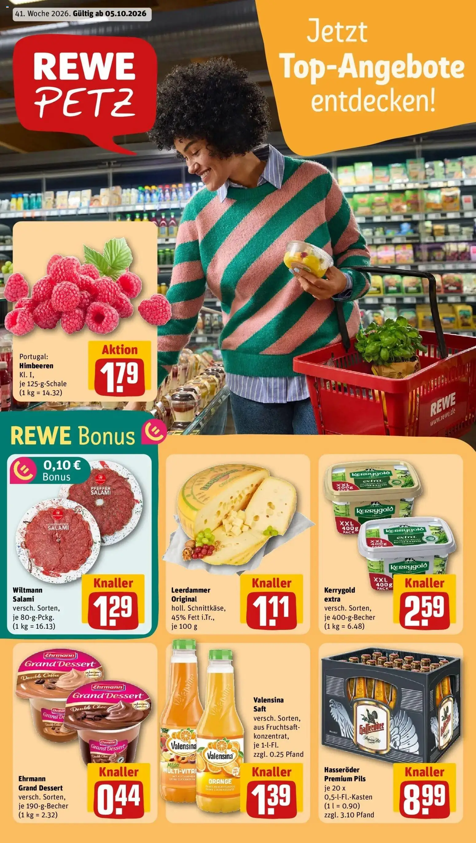 Vorschau von dem Prospekt des Geschäftes Rewe, gültig ab dem 05.10.2026