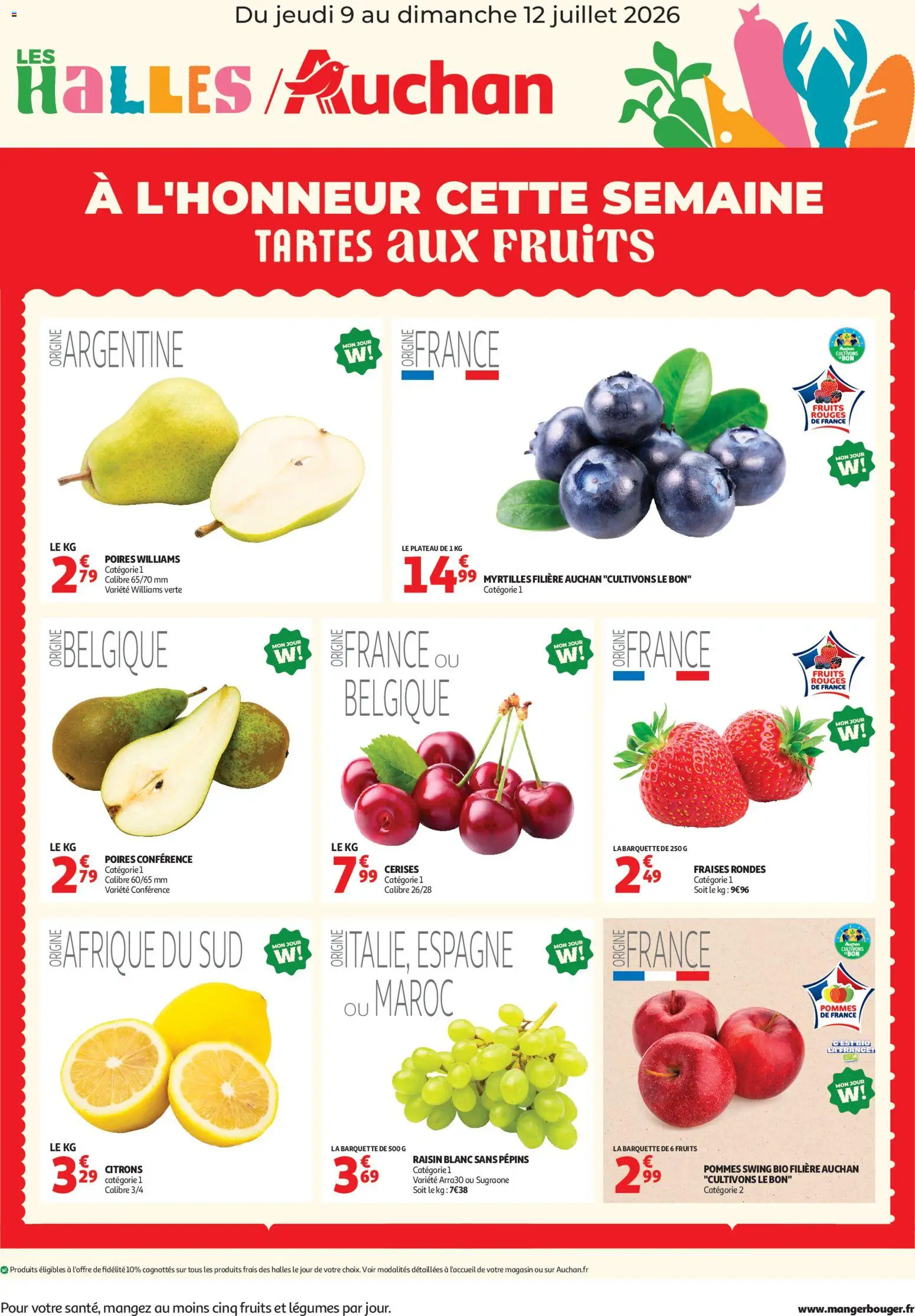 Voorbeeld van Auchan À l'honneur cette semaine ! van winkel Auchan geldig vanaf 09/07/2026 - La