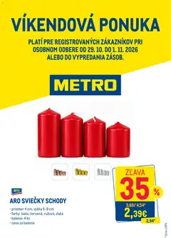 Náhľad Metro letáku platného od 29.10.2026