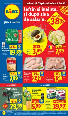 Previzualizarea de cataloage: Lidl Lidl Catalog valabil de la 14.09.2026