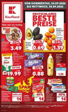 Vorschau von dem Prospekt des Geschäftes Kaufland, gültig ab dem 24.09.2026