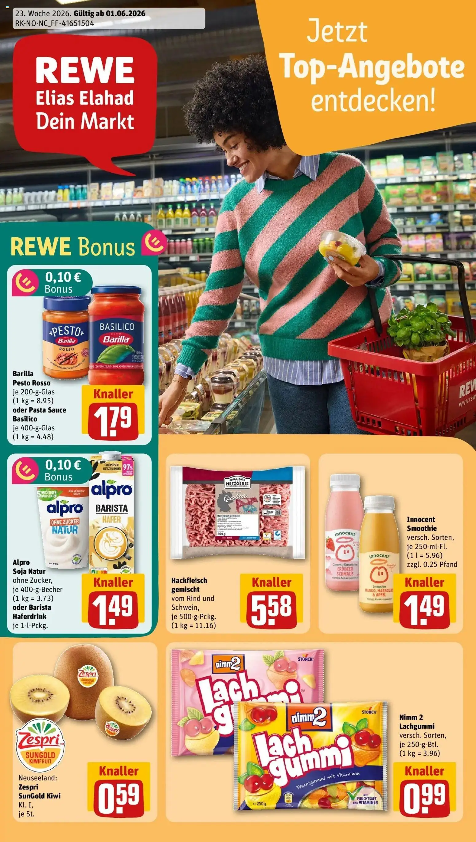Vorschau von dem Prospekt des Geschäftes Rewe, gültig ab dem 01.06.2026